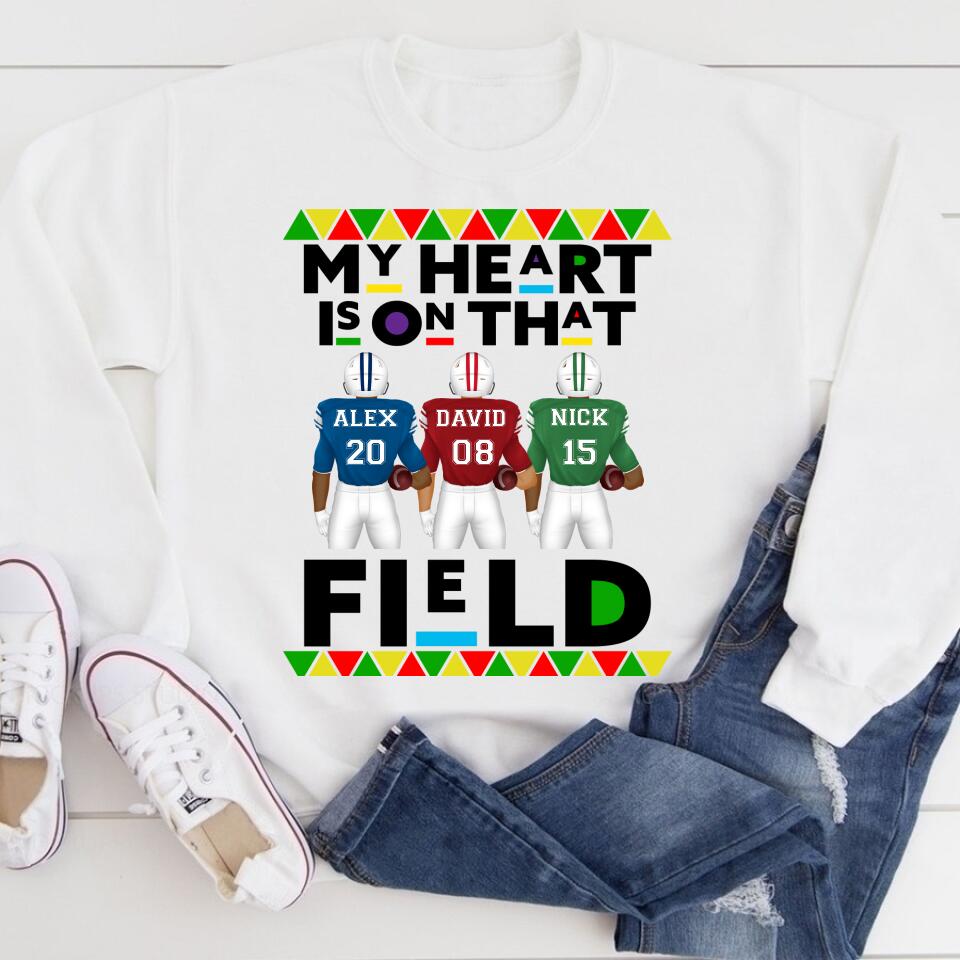 My Heart Is On That Field Shirt, Field Shirt, Game Shirt, Game Day Shirt, Baseball Shirt, Baseball T shirt.
