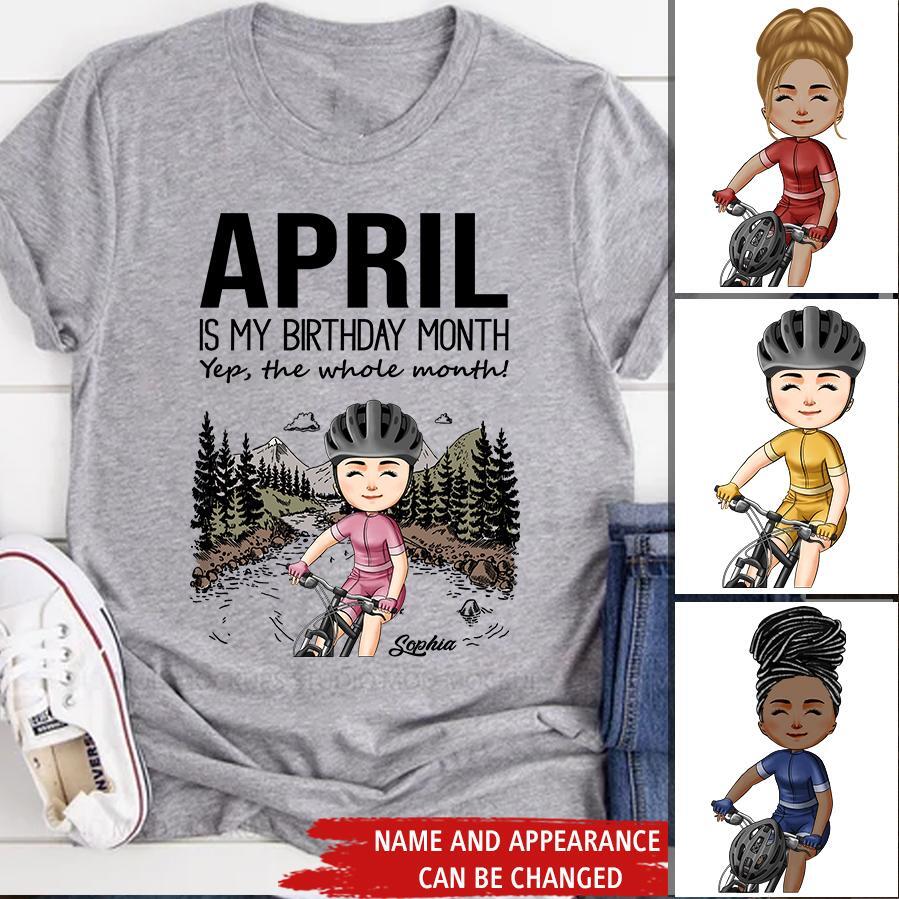 April Birthday Shirt, Custom Birthday Shirt, Queens Born In April, April Birthday Gifts, April shirts for Woman