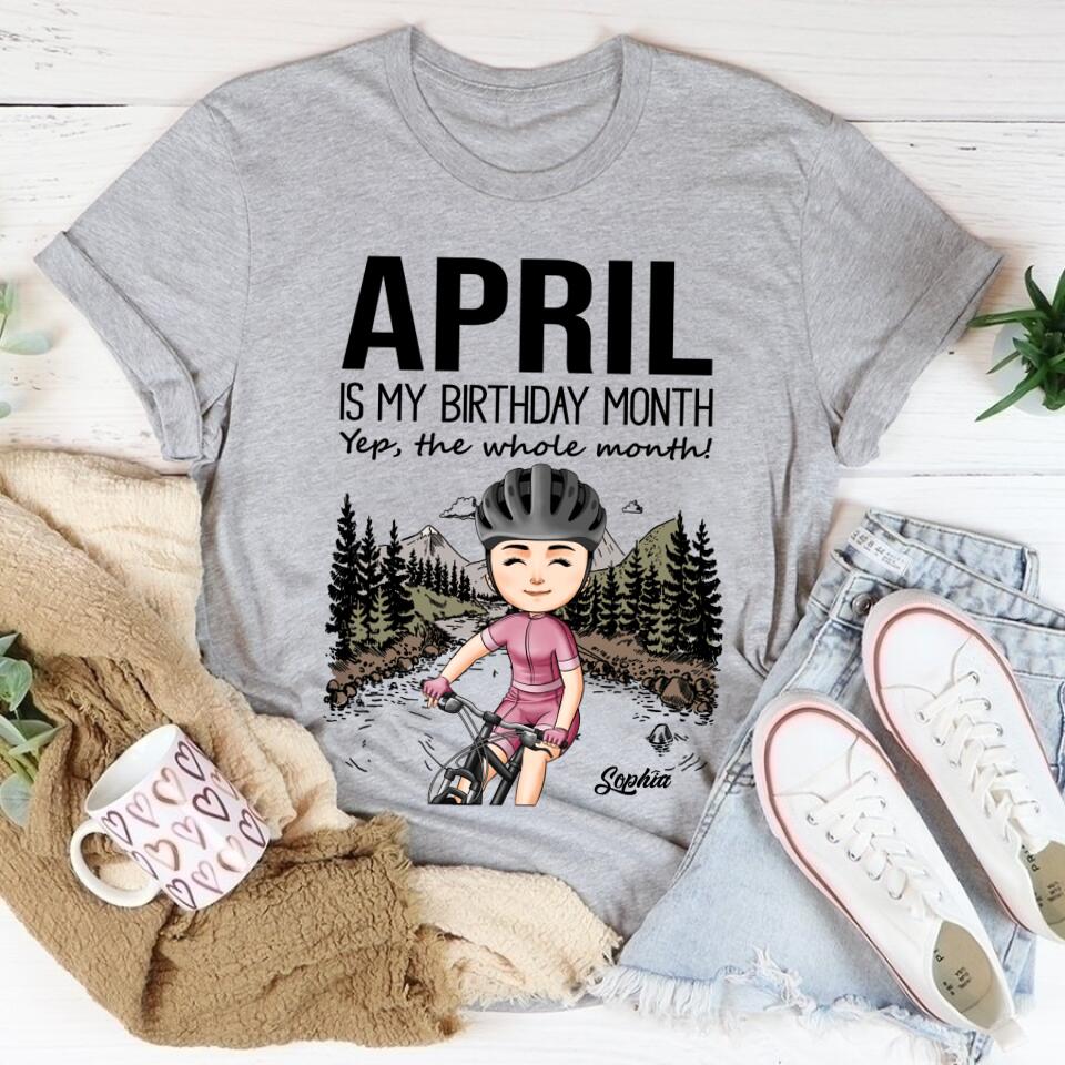 April Birthday Shirt, Custom Birthday Shirt, Queens Born In April, April Birthday Gifts, April shirts for Woman