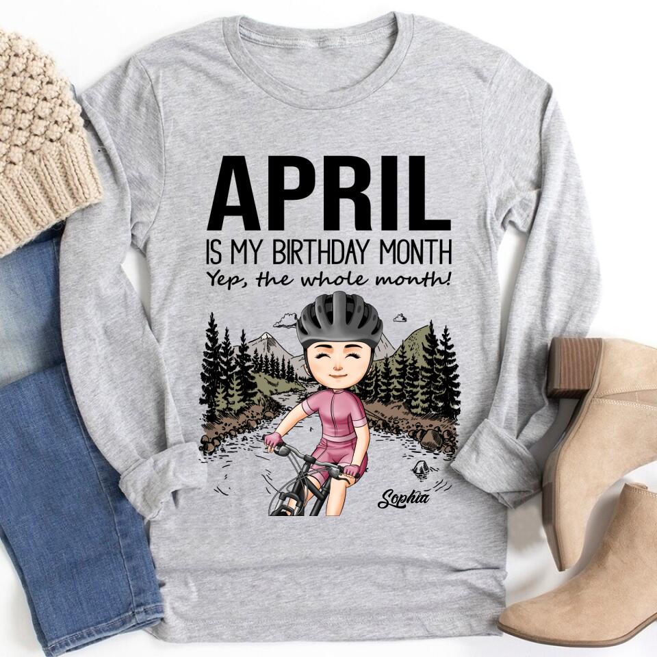 April Birthday Shirt, Custom Birthday Shirt, Queens Born In April, April Birthday Gifts, April shirts for Woman