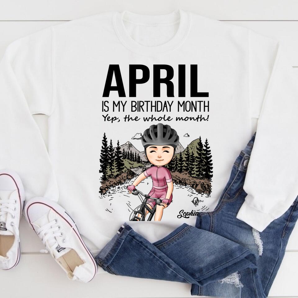 April Birthday Shirt, Custom Birthday Shirt, Queens Born In April, April Birthday Gifts, April shirts for Woman