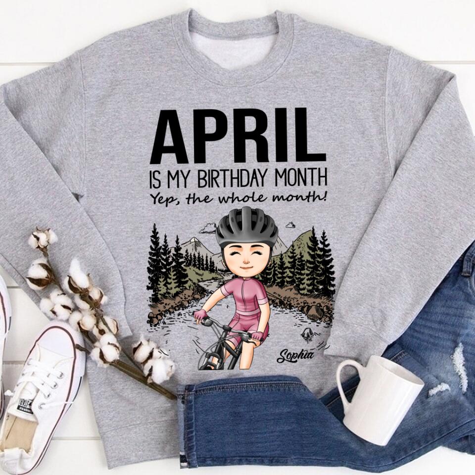 April Birthday Shirt, Custom Birthday Shirt, Queens Born In April, April Birthday Gifts, April shirts for Woman