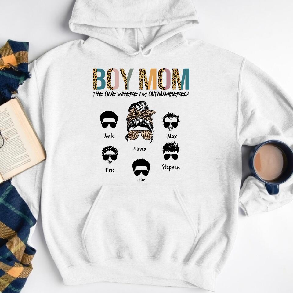 Custom Mothers Day Shirt, Boy Mom Shirt, Mother&#39;s Day T Shirt, Mom Life Mother&#39;s Day Tee Shirts, Funny Mothers Day Shirts, Mother Day Gift