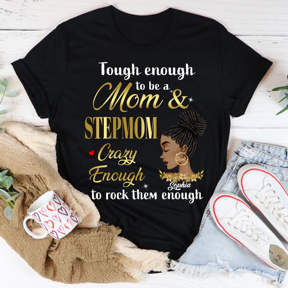 Personalized Mothers Day Shirts, Stepmom Shirt, Stepmom Mothers Day Gifts , Mother‘s Day T Shirt, Bonus Mom Gifts, Mother’s Day Tee Shirts, Mother Day Gift
