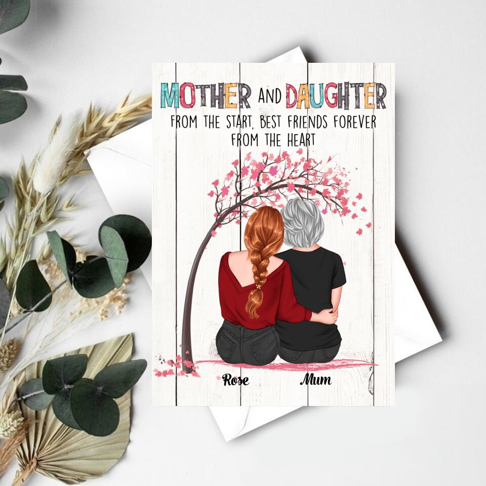 Custom Mothers Day Card, Mother&#39;s Day Gift Cards, Mothers Day Greetings, Happy Mothers Day Card, Mom&#39;s Card,  Mother&#39;s Day Gift From Daughter, Mother Day Gift