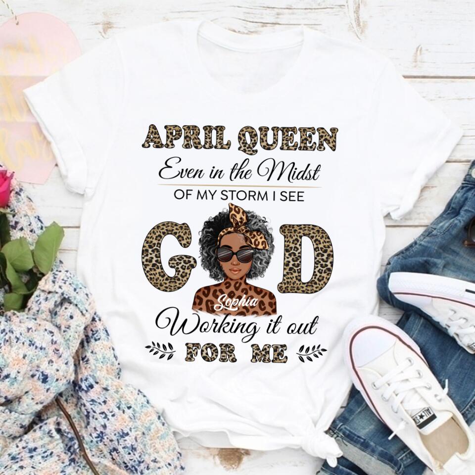 April Birthday Shirt, Custom Birthday Shirt, Queens Born In April, April Birthday Gifts, April shirts for Woman