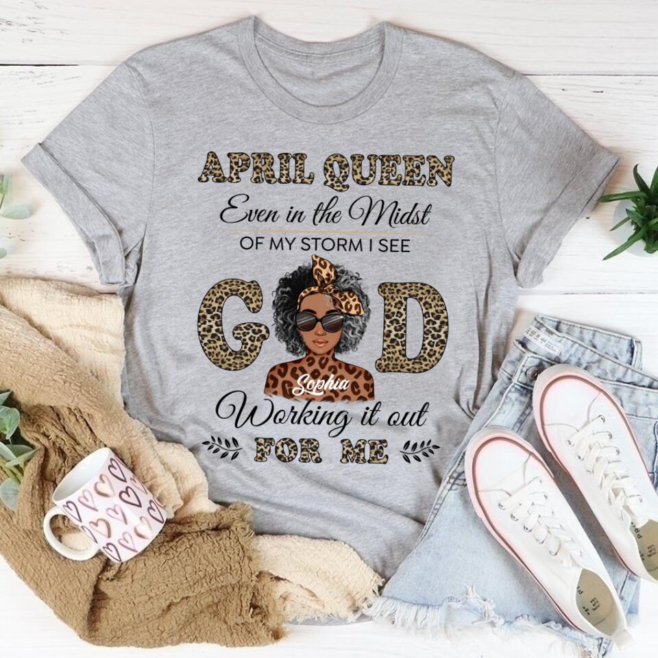 April Birthday Shirt, Custom Birthday Shirt, Queens Born In April, April Birthday Gifts, April shirts for Woman