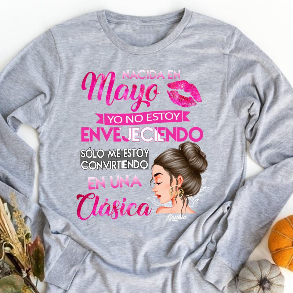 Camisa De Cumpleaños De Mayo, Camisa De Cumpleaños Personalizada, Reinas Nacidas En Mayo, Regalos De Cumpleaños De Mayo, Camisas De Mayo Para Mujeres