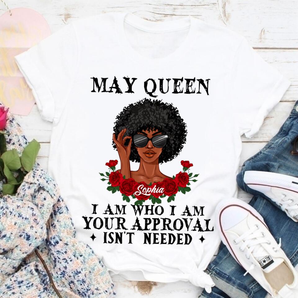 May Birthday Shirt, Custom Birthday Shirt, Queens Born In May, May Birthday Gifts, May shirts for Woman