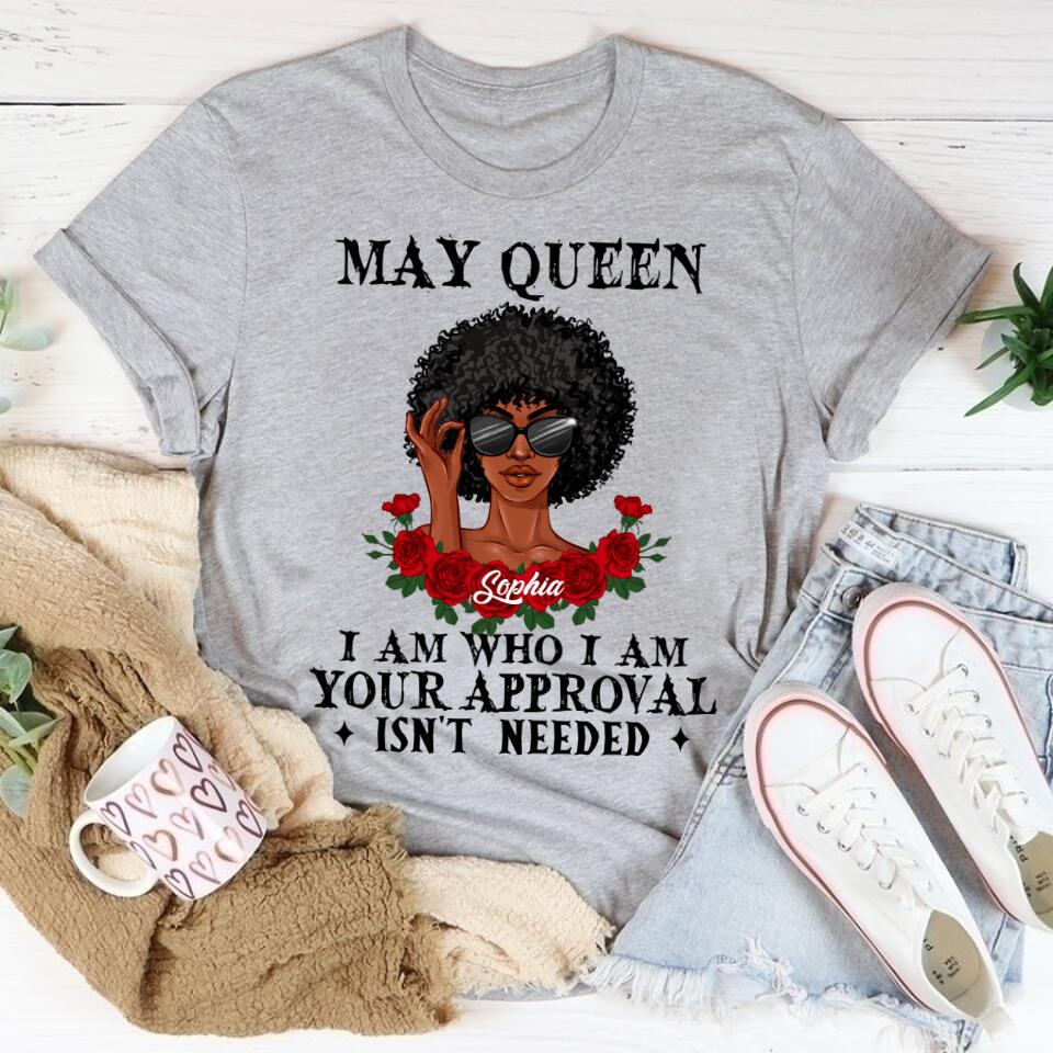 May Birthday Shirt, Custom Birthday Shirt, Queens Born In May, May Birthday Gifts, May shirts for Woman