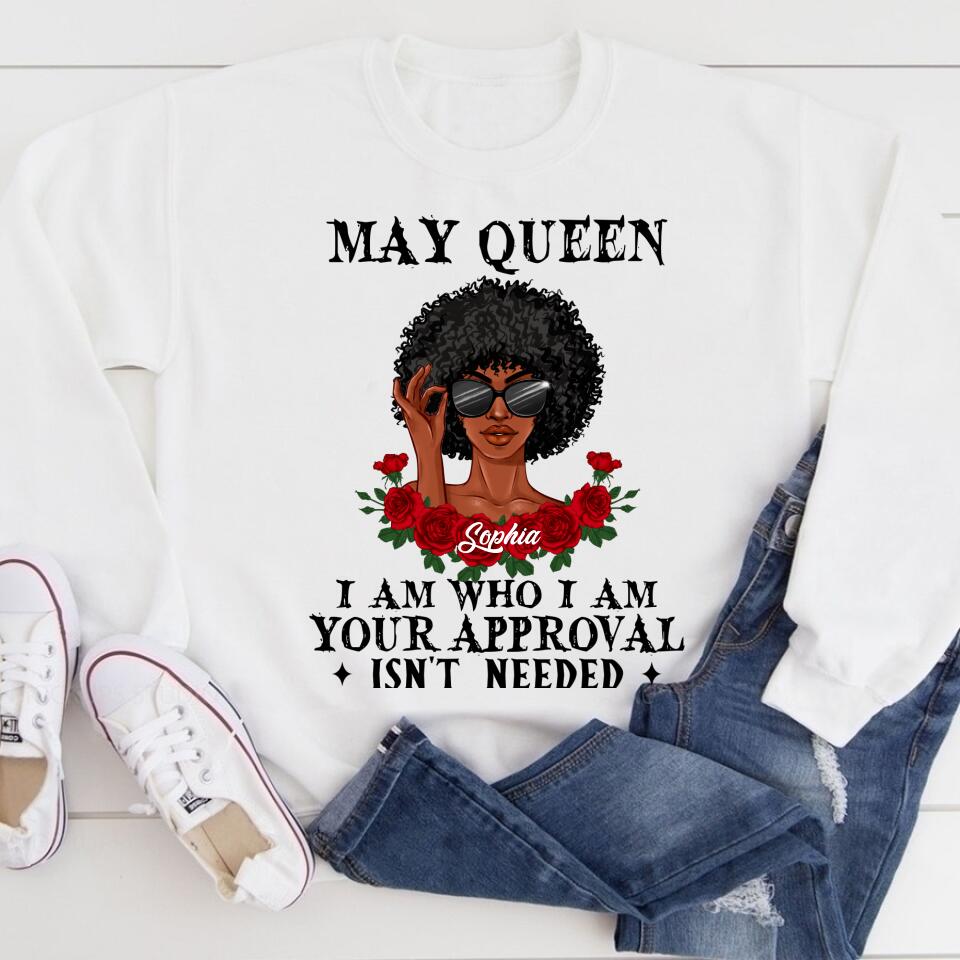 May Birthday Shirt, Custom Birthday Shirt, Queens Born In May, May Birthday Gifts, May shirts for Woman