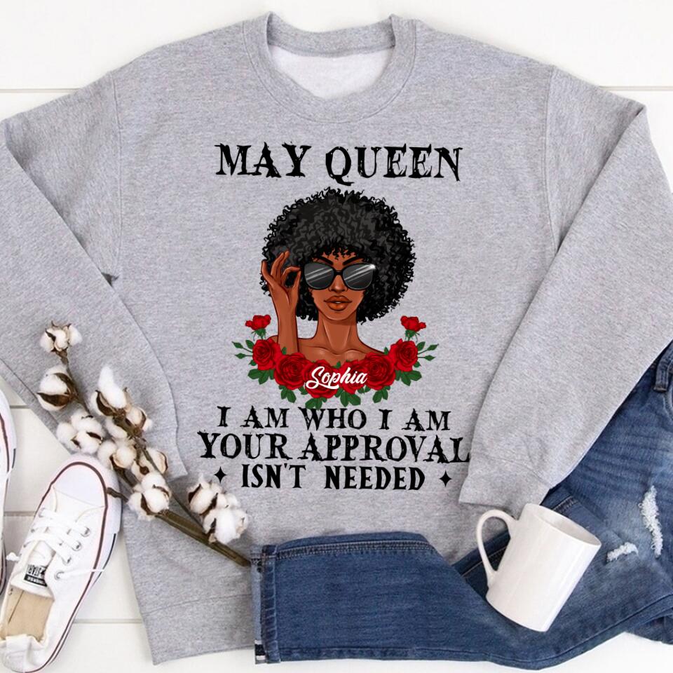 May Birthday Shirt, Custom Birthday Shirt, Queens Born In May, May Birthday Gifts, May shirts for Woman