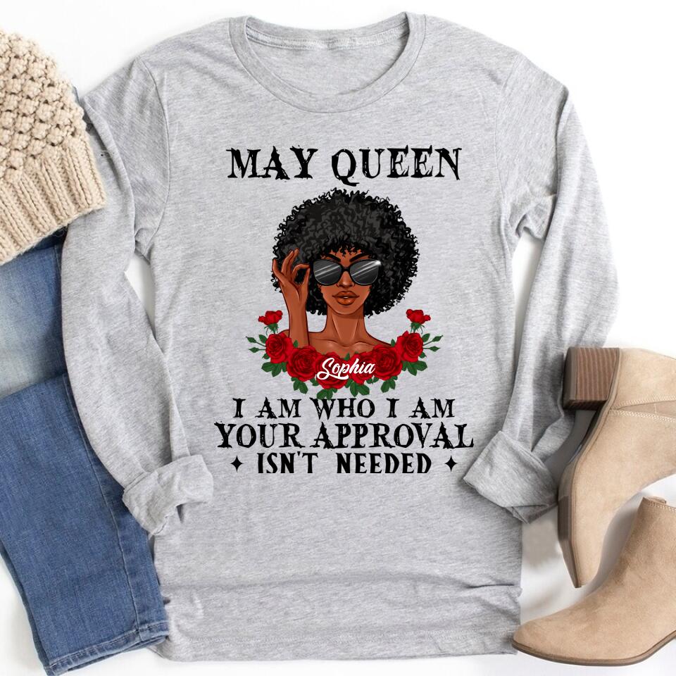 May Birthday Shirt, Custom Birthday Shirt, Queens Born In May, May Birthday Gifts, May shirts for Woman