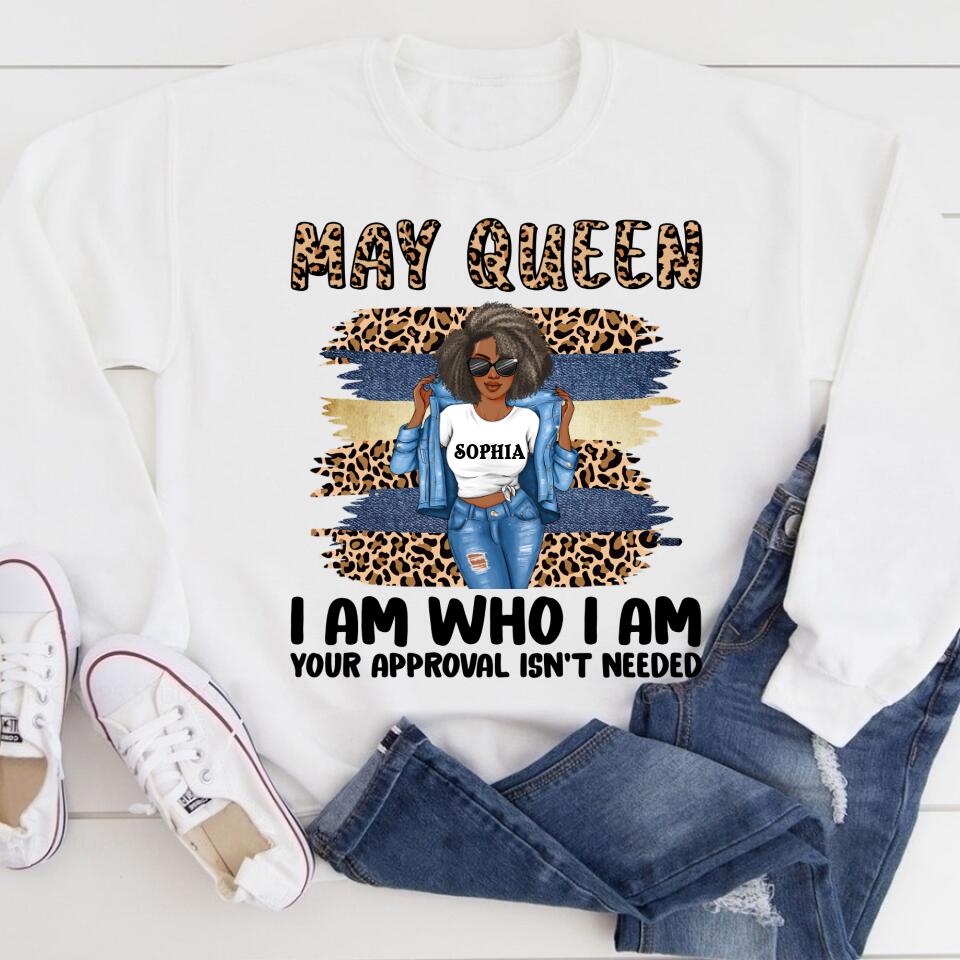 May Birthday Shirt, Custom Birthday Shirt, Queens Born In May, May Birthday Gifts, May shirts for Woman