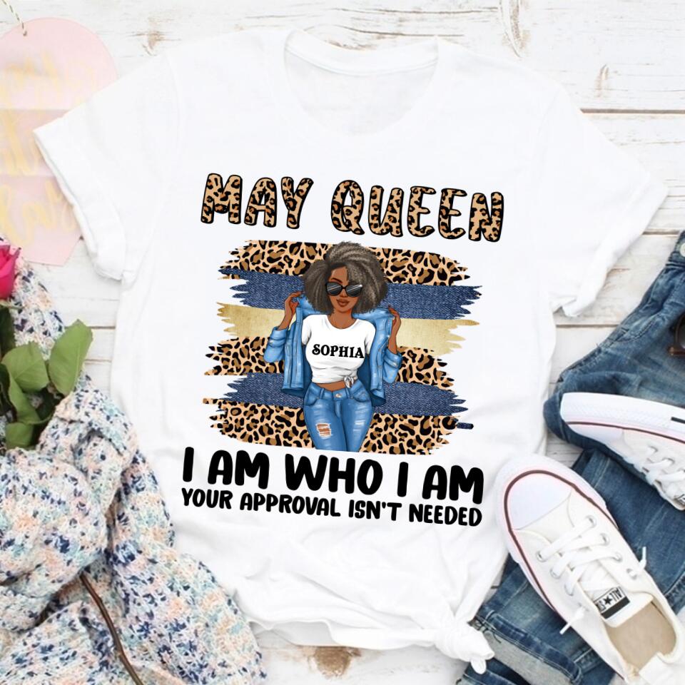 May Birthday Shirt, Custom Birthday Shirt, Queens Born In May, May Birthday Gifts, May shirts for Woman