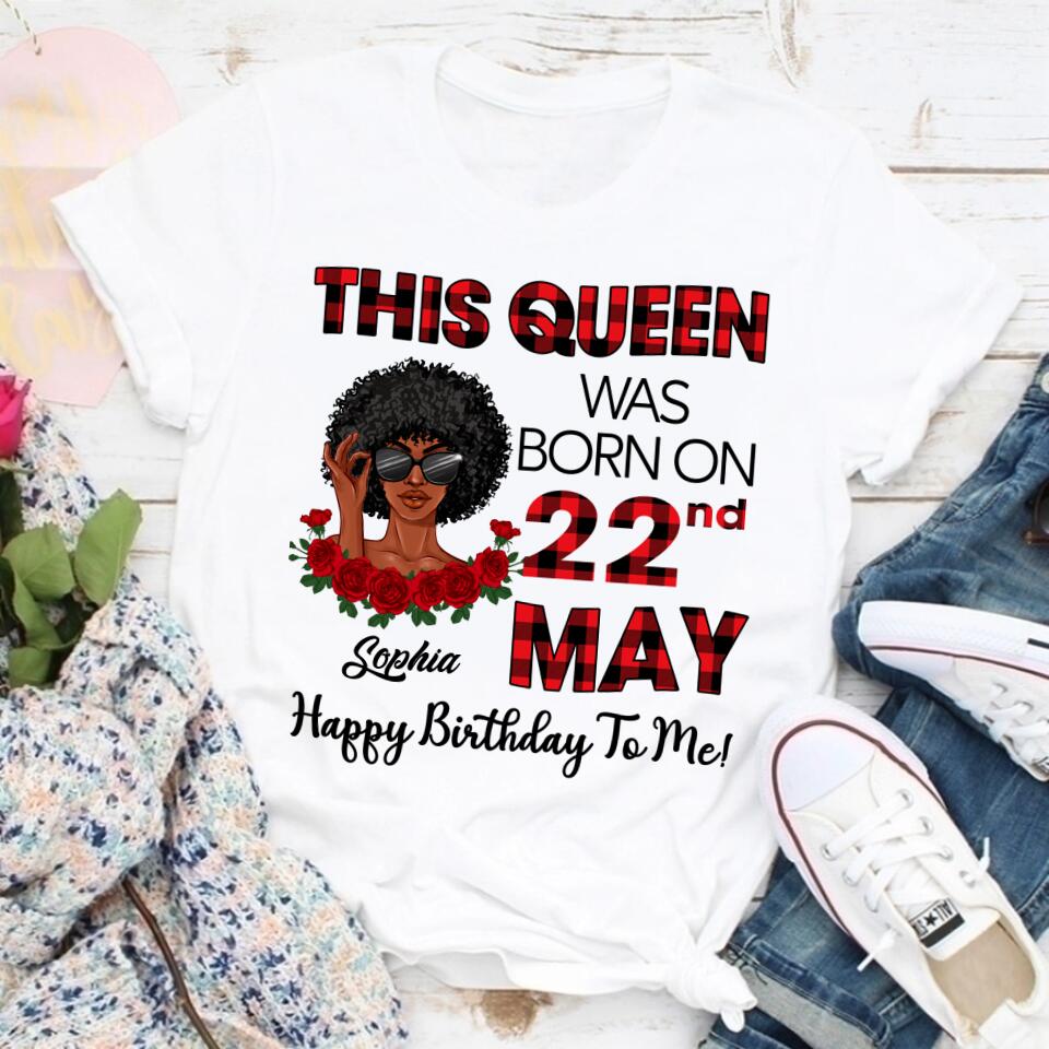 May Birthday Shirt, Custom Birthday Shirt, Queens Born In May, May Birthday Gifts, May shirts for Woman