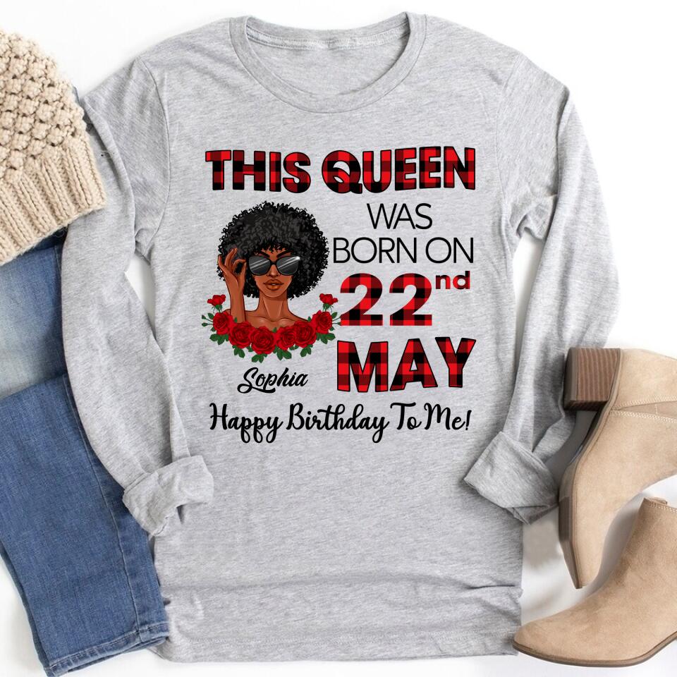 May Birthday Shirt, Custom Birthday Shirt, Queens Born In May, May Birthday Gifts, May shirts for Woman