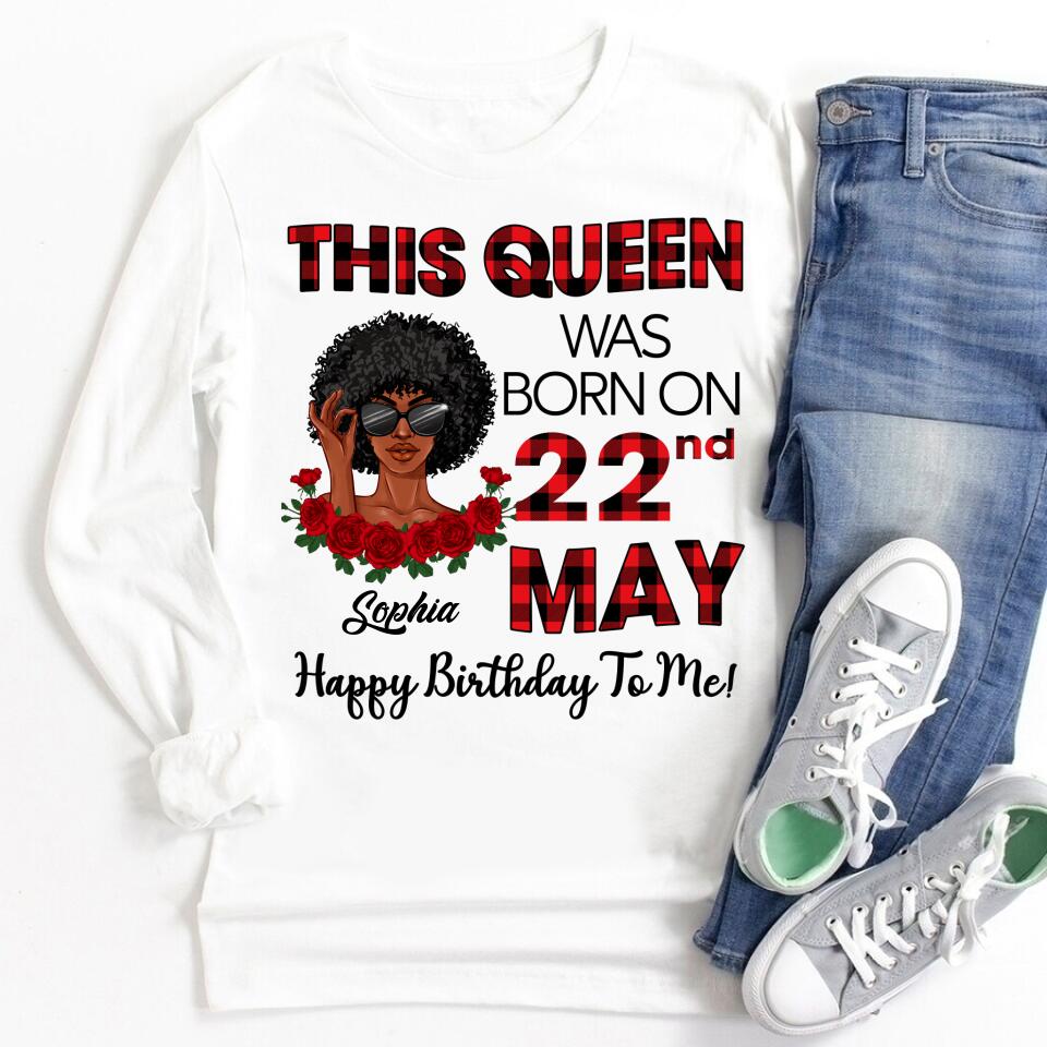 May Birthday Shirt, Custom Birthday Shirt, Queens Born In May, May Birthday Gifts, May shirts for Woman
