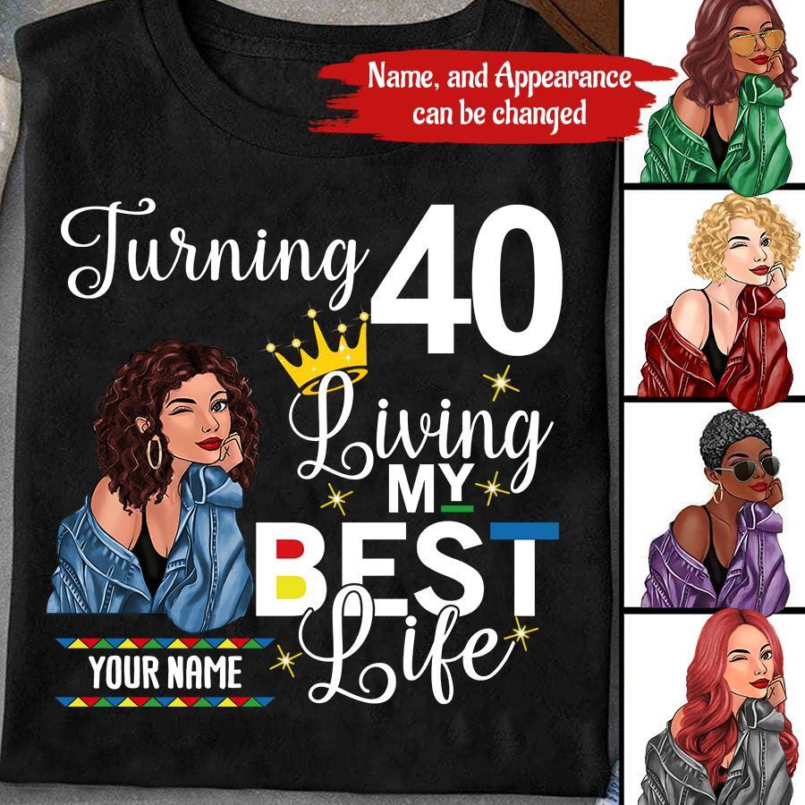 40th Birthday Shirts, Custom Birthday Shirts, Turning 40 Shirt, Gifts For Women Turning 40, 40 And Fabulous Shirt, 1982 Shirt, 40th Birthday Shirts For Her