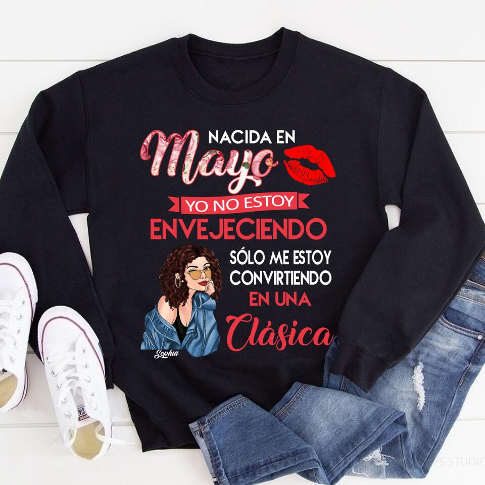 Camisa De Cumpleaños De Mayo, Camisa De Cumpleaños Personalizada, Reinas Nacidas En Mayo, Regalos De Cumpleaños De Mayo, Camisas De Mayo Para Mujeres
