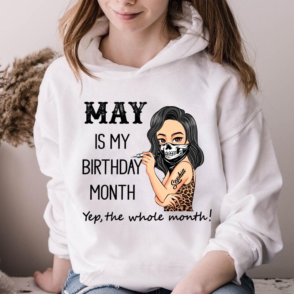 May Birthday Shirt, Custom Birthday Shirt, Queens Born In May, May Birthday Gifts, May Shirts For Woman