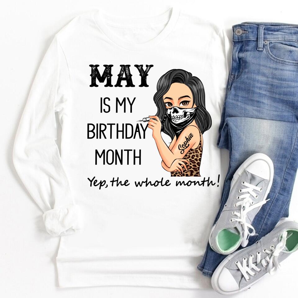 May Birthday Shirt, Custom Birthday Shirt, Queens Born In May, May Birthday Gifts, May Shirts For Woman