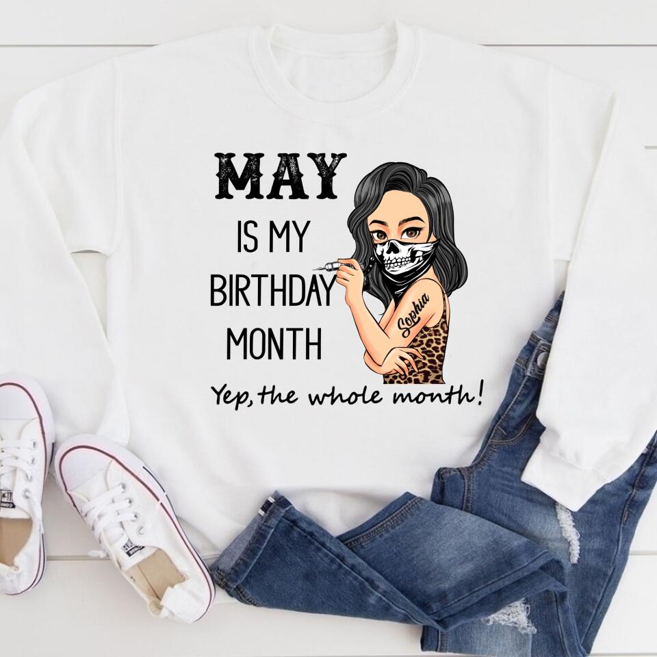 May Birthday Shirt, Custom Birthday Shirt, Queens Born In May, May Birthday Gifts, May Shirts For Woman