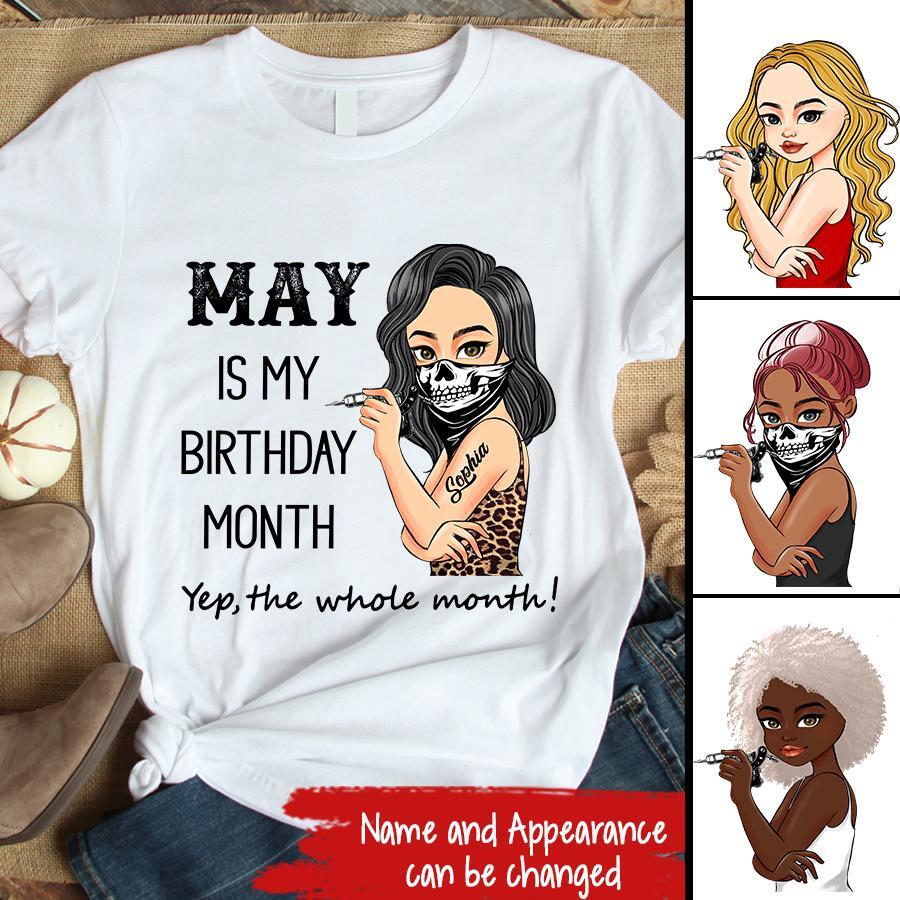 May Birthday Shirt, Custom Birthday Shirt, Queens Born In May, May Birthday Gifts, May Shirts For Woman