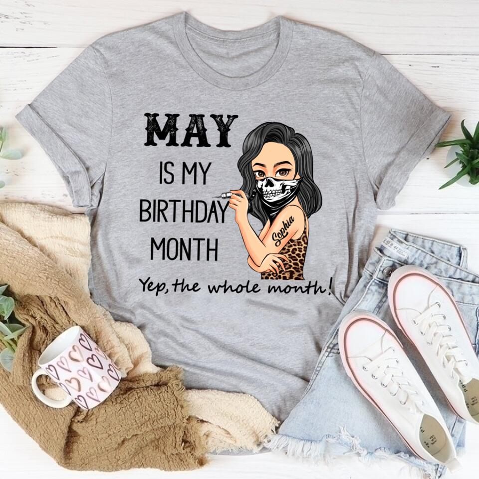 May Birthday Shirt, Custom Birthday Shirt, Queens Born In May, May Birthday Gifts, May Shirts For Woman
