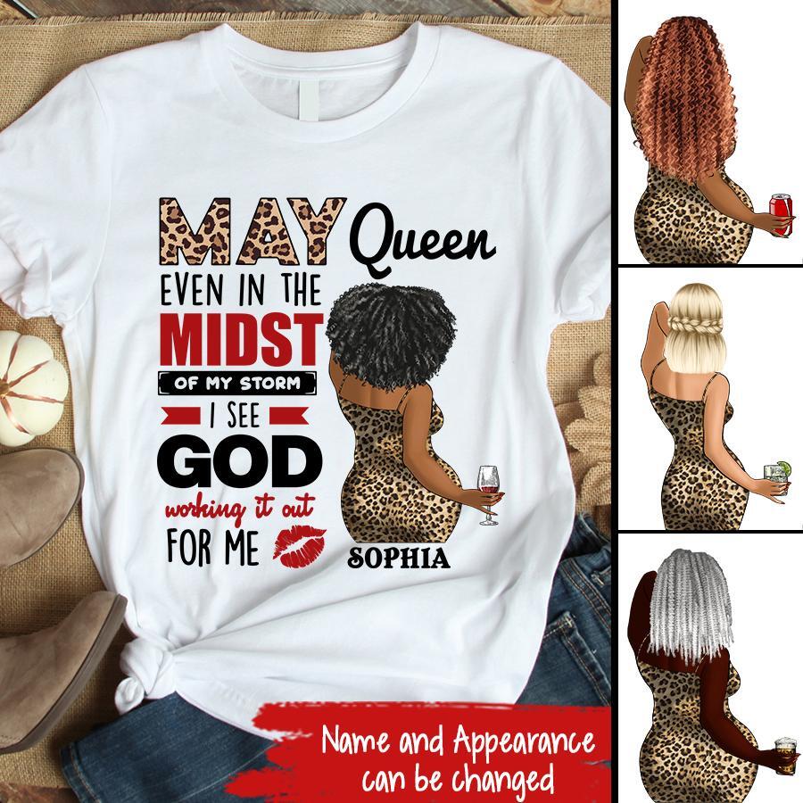 May Birthday Shirt, Custom Birthday Shirt, Queens Born In May, May Birthday Gifts, May Shirts For Woman