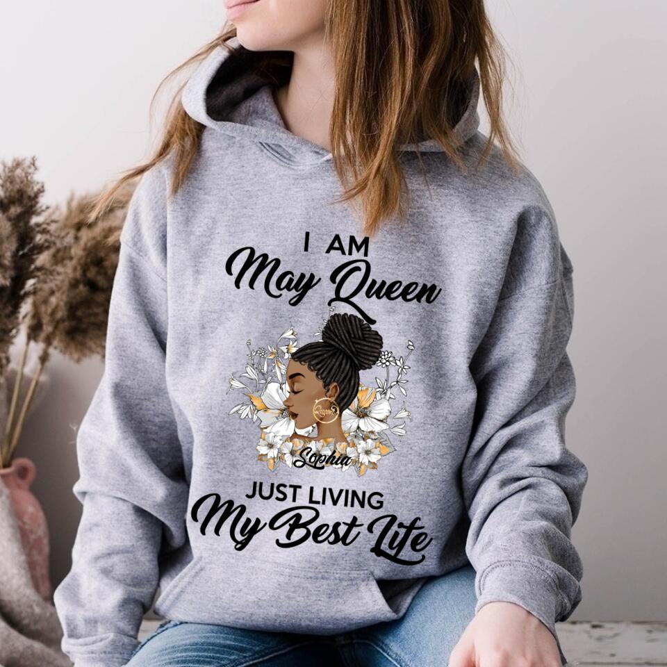 May Birthday Shirt, Custom Birthday Shirt, Queens Born In May, May Birthday Gifts, May Shirts For Woman