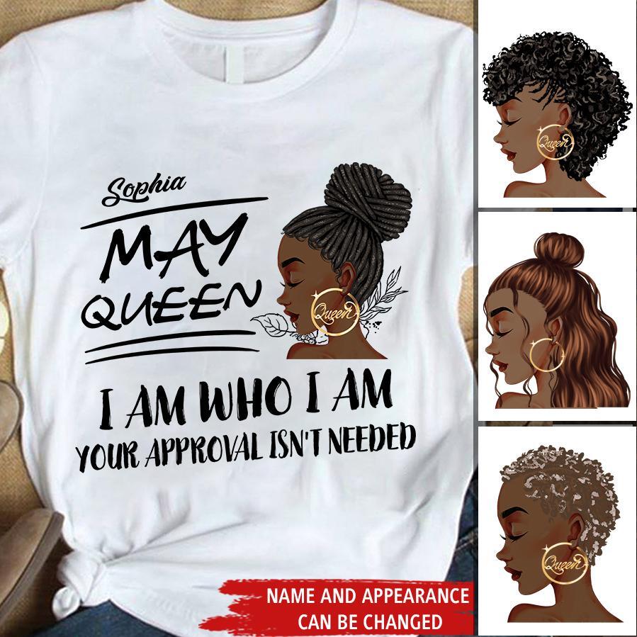 May Birthday Shirt, Custom Birthday Shirt, Queens Born In May, May Birthday Gifts, May Shirts For Woman