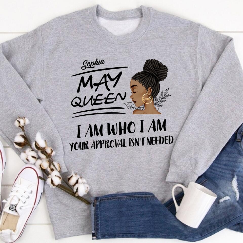 May Birthday Shirt, Custom Birthday Shirt, Queens Born In May, May Birthday Gifts, May Shirts For Woman