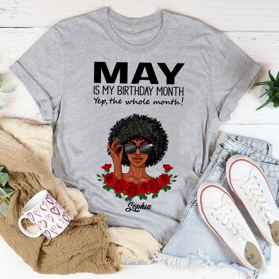 May Birthday Shirt, Custom Birthday Shirt, Queens Born In May, May Birthday Gifts, May Shirts For Woman