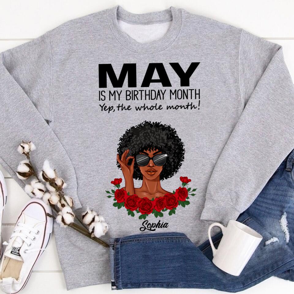 May Birthday Shirt, Custom Birthday Shirt, Queens Born In May, May Birthday Gifts, May Shirts For Woman