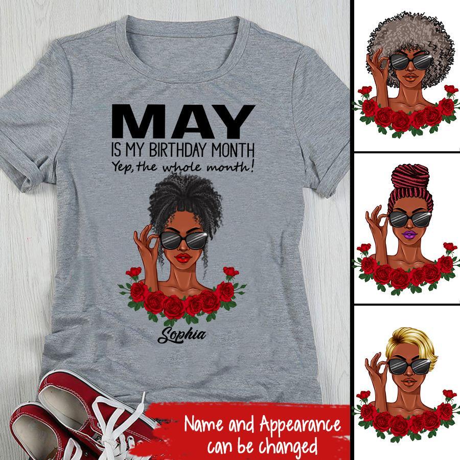 May Birthday Shirt, Custom Birthday Shirt, Queens Born In May, May Birthday Gifts, May Shirts For Woman