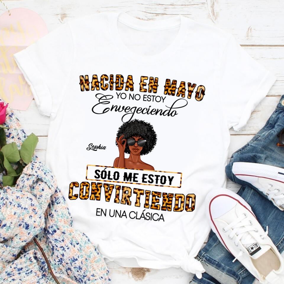 Camisa De Cumpleaños De Mayo, Camisa De Cumpleaños Personalizada, Reinas Nacidas En Mayo, Regalos De Cumpleaños De Mayo, Camisas De Mayo Para Mujeres