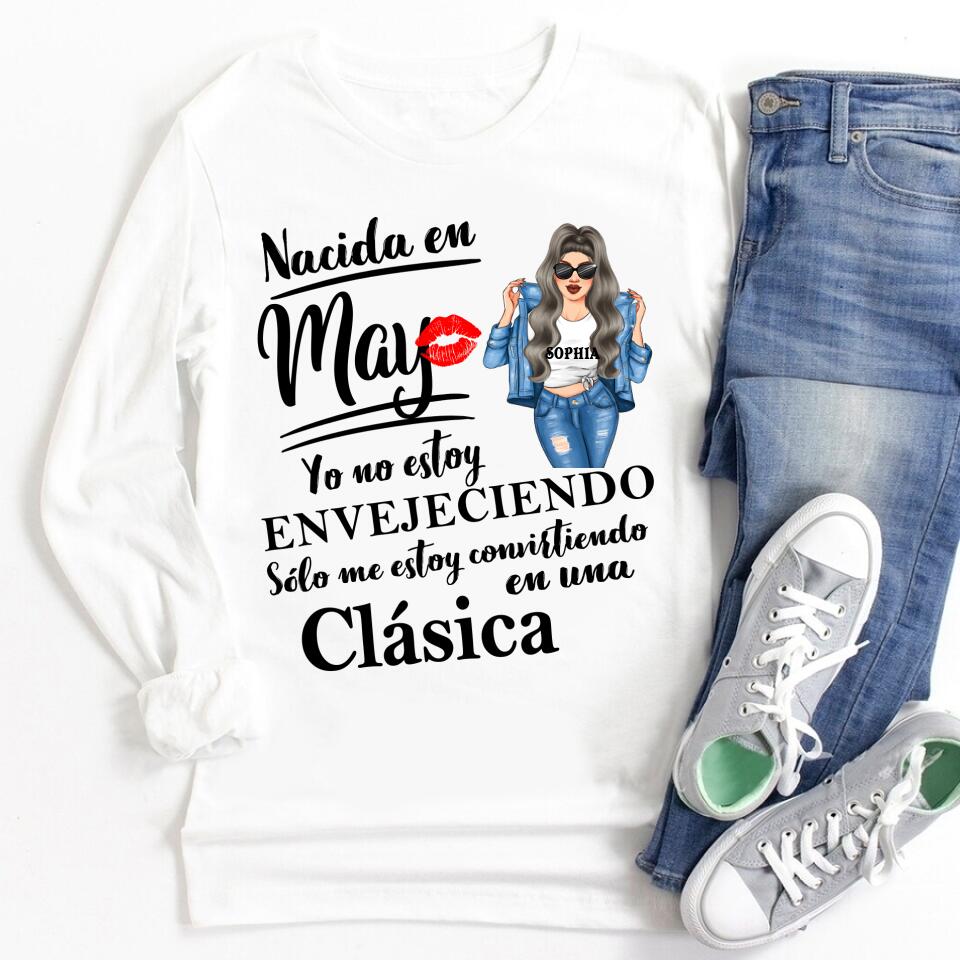 Camisa De Cumpleaños De Mayo, Camisa De Cumpleaños Personalizada, Reinas Nacidas En Mayo, Regalos De Cumpleaños De Mayo, Camisas De Mayo Para Mujeres