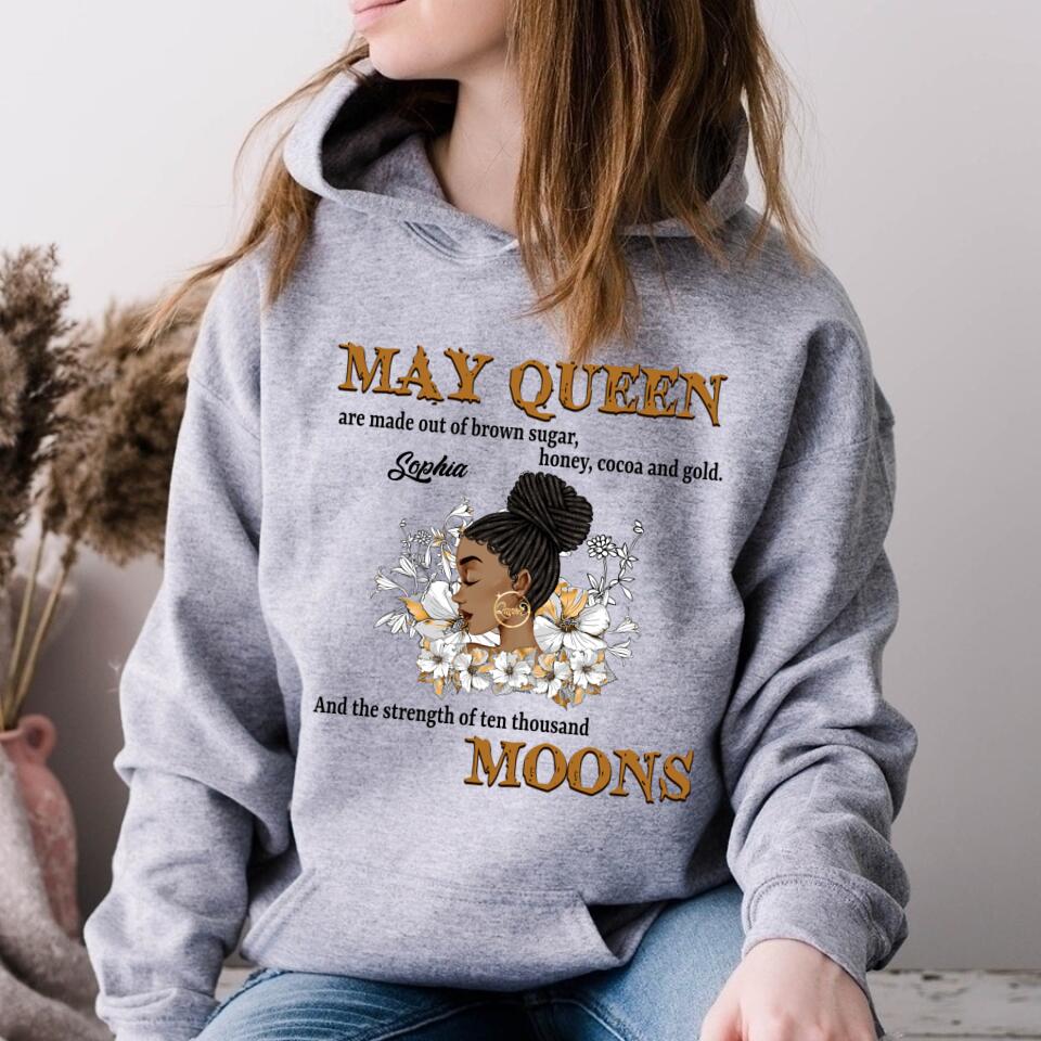 May Birthday Shirt, Custom Birthday Shirt, Queens Born In May, May Birthday Gifts, May Shirts For Woman