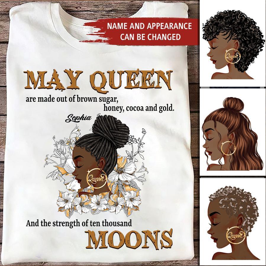 May Birthday Shirt, Custom Birthday Shirt, Queens Born In May, May Birthday Gifts, May Shirts For Woman