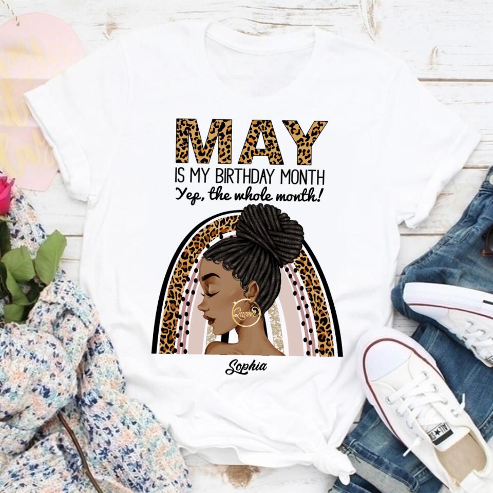 May Birthday Shirt, Custom Birthday Shirt, Queens Born In May, May Birthday Gifts, May Shirts For Woman
