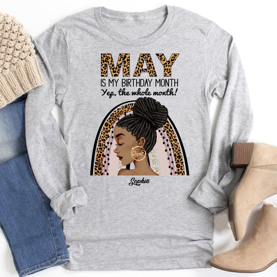 May Birthday Shirt, Custom Birthday Shirt, Queens Born In May, May Birthday Gifts, May Shirts For Woman