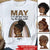 May Birthday Shirt, Custom Birthday Shirt, Queens Born In May, May Birthday Gifts, May Shirts For Woman