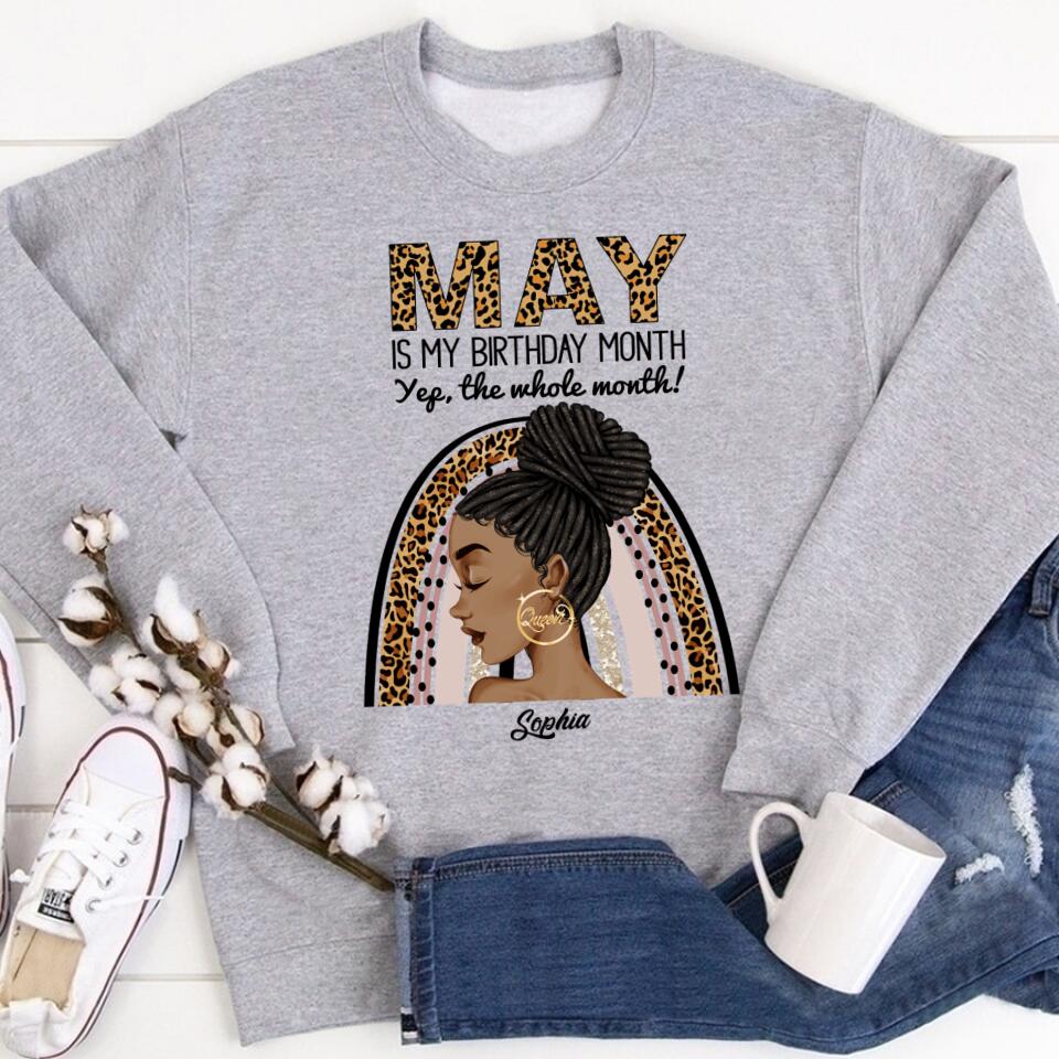May Birthday Shirt, Custom Birthday Shirt, Queens Born In May, May Birthday Gifts, May Shirts For Woman