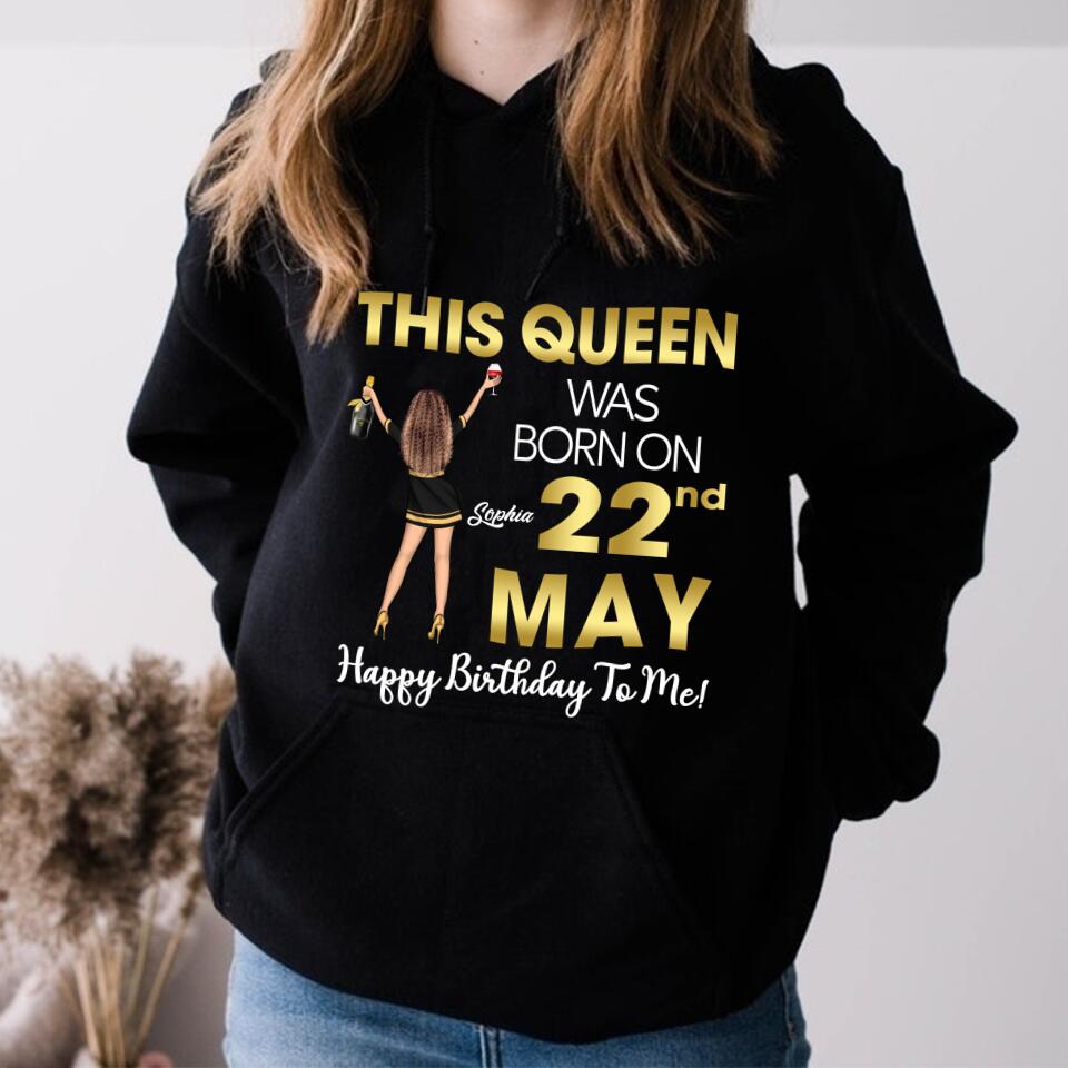 May Birthday Shirt, Custom Birthday Shirt, Queens Born In May, May Birthday Gifts, May Shirts For Woman