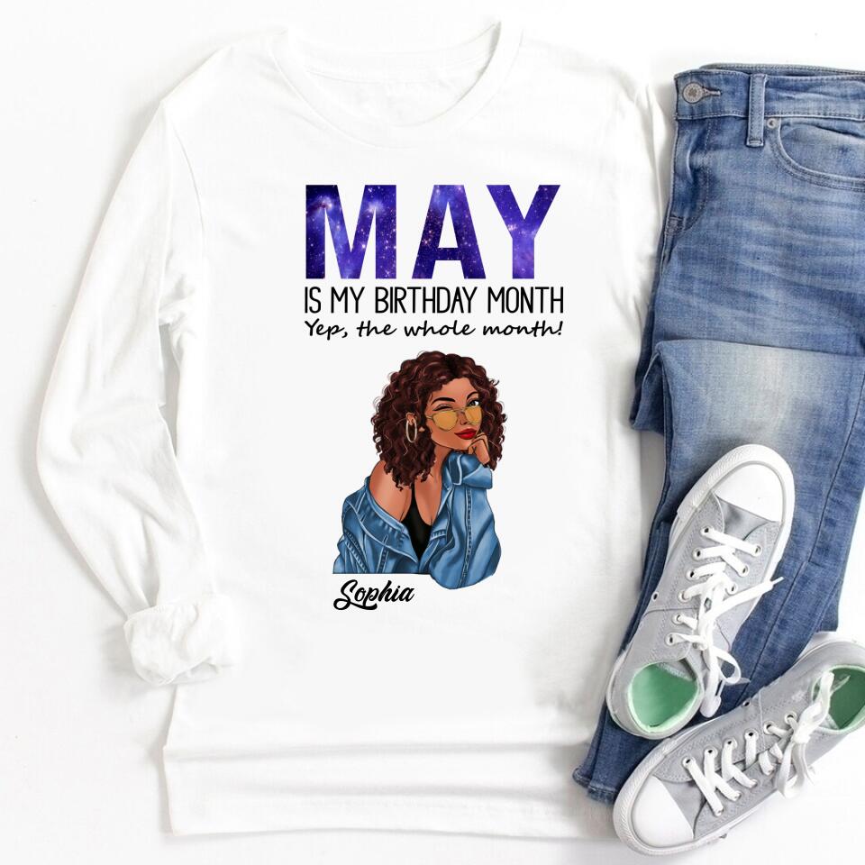 May Birthday Shirt, Custom Birthday Shirt, Queens Born In May, May Birthday Gifts, May Shirts For Woman