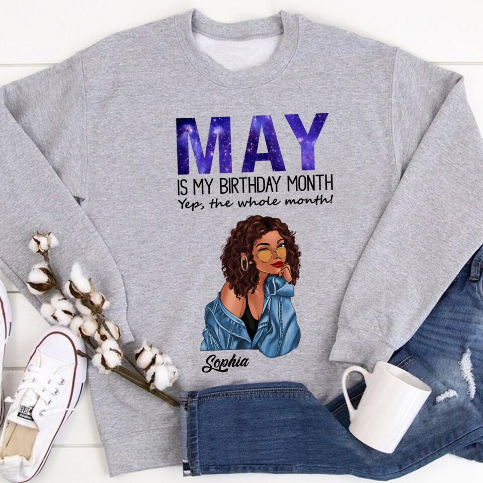 May Birthday Shirt, Custom Birthday Shirt, Queens Born In May, May Birthday Gifts, May Shirts For Woman