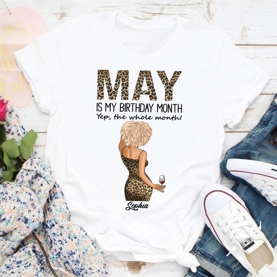 May Birthday Shirt, Custom Birthday Shirt, Queens Born In May, May Birthday Gifts, May Shirts For Woman