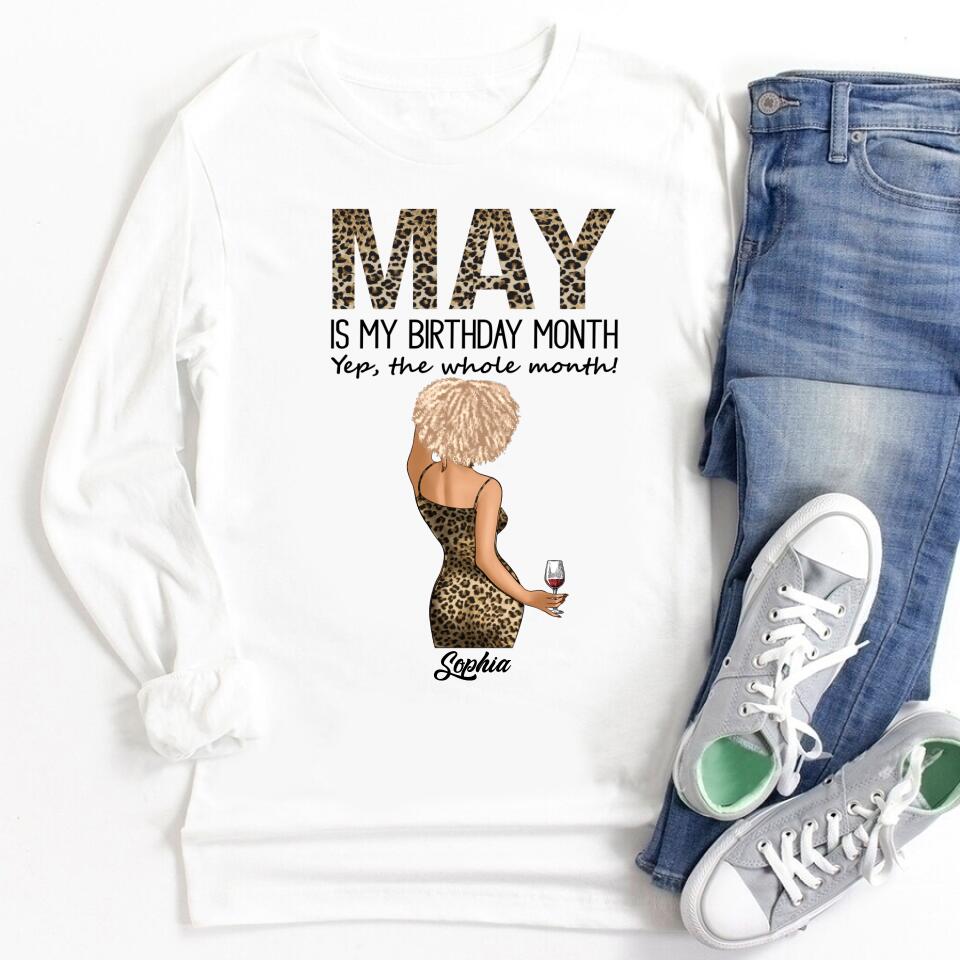 May Birthday Shirt, Custom Birthday Shirt, Queens Born In May, May Birthday Gifts, May Shirts For Woman