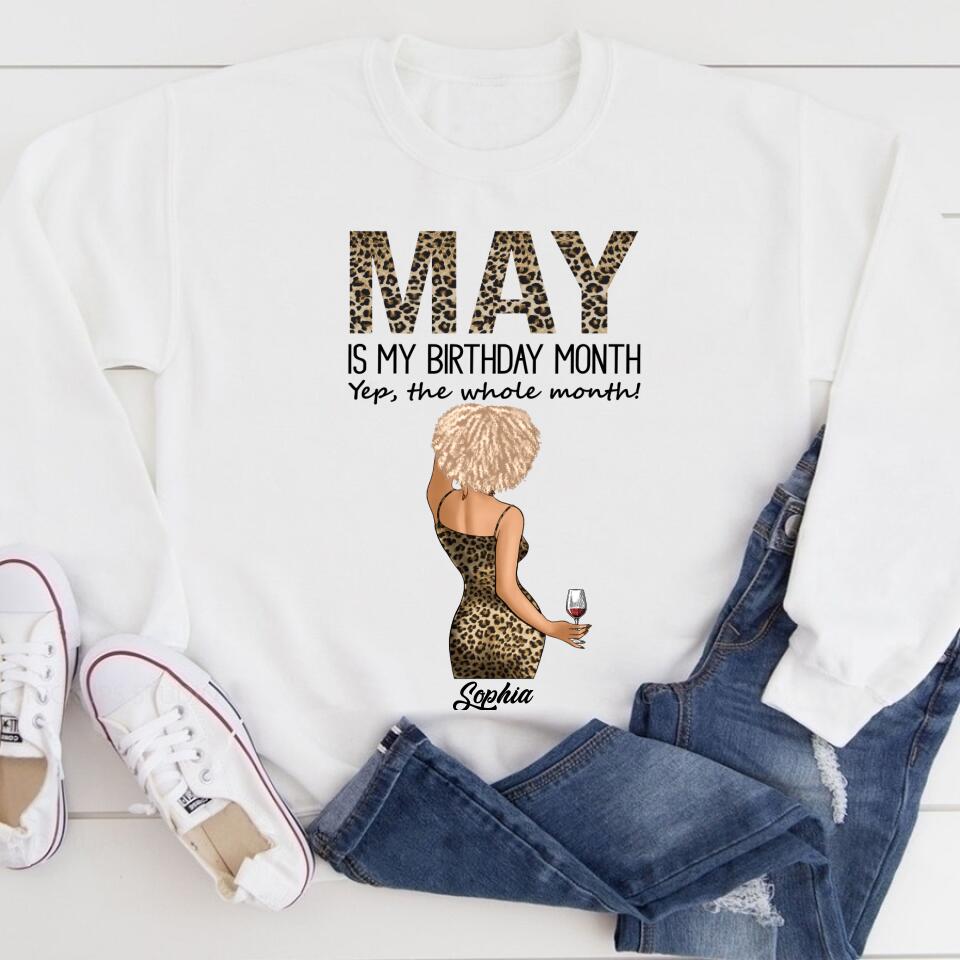 May Birthday Shirt, Custom Birthday Shirt, Queens Born In May, May Birthday Gifts, May Shirts For Woman